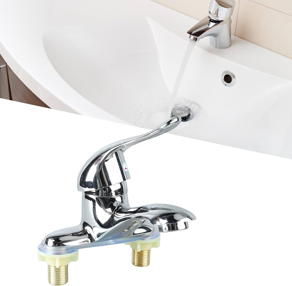 Basin Faucet Bathroom Single Lever Hot and Cold Sink Mixer Tap Fau